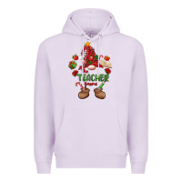 Lilac the teacher gnome christmas Premium Hoodie - MaliasSmallBusiness