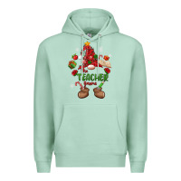 Seafoam the teacher gnome christmas Premium Hoodie - MaliasSmallBusiness