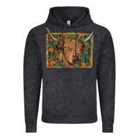 Vintage Black Fall Cow Vintage Hoodie - RanaPortraitStore
