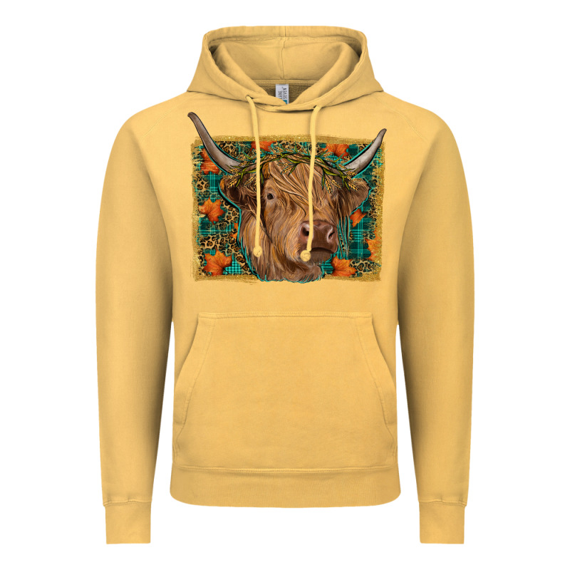 Fall Cow Vintage Hoodie by RanaPortraitStore | Teevron