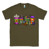 Army Green Halloween Coffee Drink Classic Tee - RacoonDesign