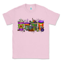 Bubblegum Pink Halloween Coffee Drink Classic Tee - RacoonDesign