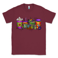 Burgundy Halloween Coffee Drink Classic Tee - RacoonDesign