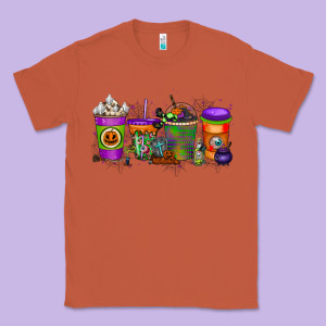 Halloween Coffee Drink Classic Tee Designed By Racoondesign