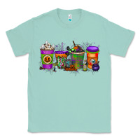 Seafoam Halloween Coffee Drink Classic Tee - RacoonDesign
