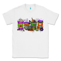 White Halloween Coffee Drink Classic Tee - RacoonDesign