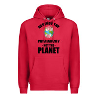 Cardinal Destroy the patriarchy not the planet Premium Hoodie - Bettercallsaul