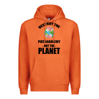 Carrot Destroy the patriarchy not the planet Premium Hoodie - Bettercallsaul