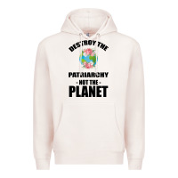 Pale Pink Destroy the patriarchy not the planet Premium Hoodie - Bettercallsaul