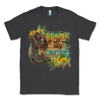 Smoke Blame It All On My Boots Classic Tee - FaDigitalArtStudio