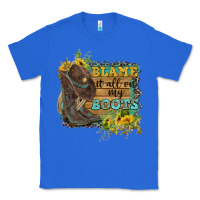 True Royal Blame It All On My Boots Classic Tee - FaDigitalArtStudio