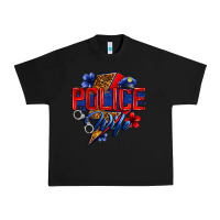 Black police wife with lightning bolt Urban Heavy Tee - Zillion Design Studio