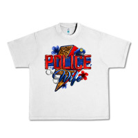 Lunar Rock police wife with lightning bolt Urban Heavy Tee - Zillion Design Studio