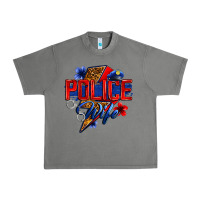 Tornado police wife with lightning bolt Urban Heavy Tee - Zillion Design Studio