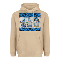 Mushroom snowy christmas gnomes Heavyweight Hoodie - BarkalooDesign