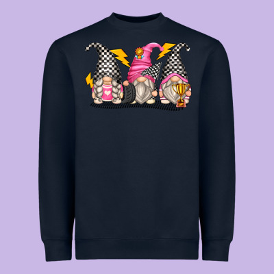 Race Gnomes Heavyweight Sweatshirt Designed By Zillion Design Studio