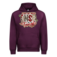 Mauve Wine dont get your tinsel in a tangle Urban Hoodie - SublimationCraftShop