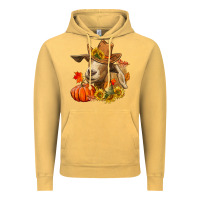Vintage Mustard Fall Goat Vintage Hoodie - RanaPortraitStore