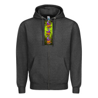 Charcoal Heather halloween gnome pen wrap Zipper Hoodie - BundleAndBundleShop