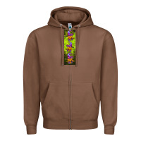 Chestnut halloween gnome pen wrap Zipper Hoodie - BundleAndBundleShop