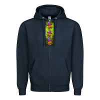 Navy halloween gnome pen wrap Zipper Hoodie - BundleAndBundleShop