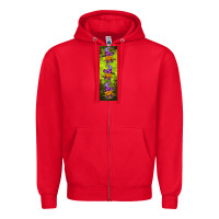 Red halloween gnome pen wrap Zipper Hoodie - BundleAndBundleShop
