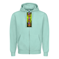 Seafoam halloween gnome pen wrap Zipper Hoodie - BundleAndBundleShop