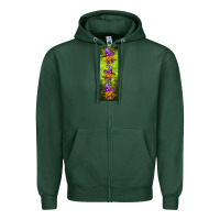 Sports Green halloween gnome pen wrap Zipper Hoodie - BundleAndBundleShop