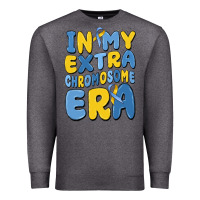 Charcoal Heather in my extra chromosome era Premium Sweatshirt - MaliasSmallBusiness