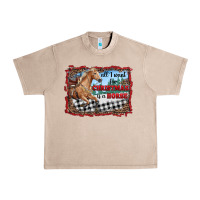 French Oak all i want for christmas is a horse  with farm Urban Heavy Tee - RanaPortraitStore