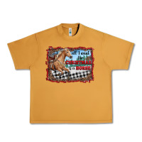 Peanut Butter all i want for christmas is a horse  with farm Urban Heavy Tee - RanaPortraitStore