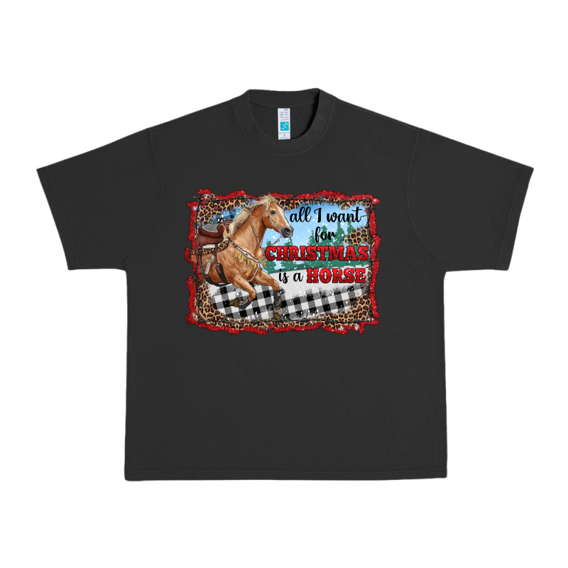 All I Want For Christmas Is A Horse  With Farm Urban Heavy Tee by RanaPortraitStore | Teevron