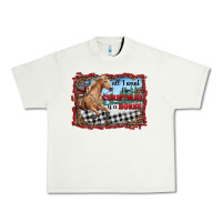 Pistachio all i want for christmas is a horse  with farm Urban Heavy Tee - RanaPortraitStore