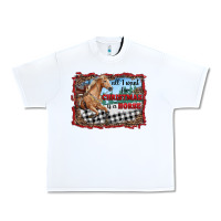 White all i want for christmas is a horse  with farm Urban Heavy Tee - RanaPortraitStore