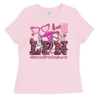 Bubblegum Pink valentines day lpn licensed practical nurse Ladies Tee - AdoDesignShop