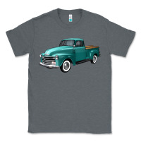 Charcoal Heather western truck left 34 view Classic Tee - FaDigitalArtStudio