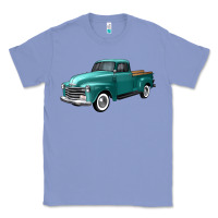 Colony Blue western truck left 34 view Classic Tee - FaDigitalArtStudio