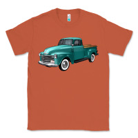 Copper western truck left 34 view Classic Tee - FaDigitalArtStudio