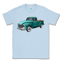 Dusty Blue western truck left 34 view Classic Tee - FaDigitalArtStudio