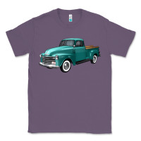 Lavender western truck left 34 view Classic Tee - FaDigitalArtStudio