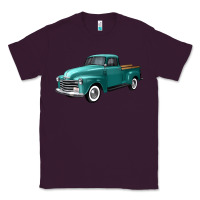 Plum western truck left 34 view Classic Tee - FaDigitalArtStudio