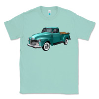 Seafoam western truck left 34 view Classic Tee - FaDigitalArtStudio