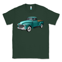Sports Green western truck left 34 view Classic Tee - FaDigitalArtStudio