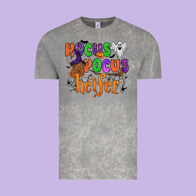 Hocus Pocus Heifer Vintage Tee Designed By Zillion Design Studio