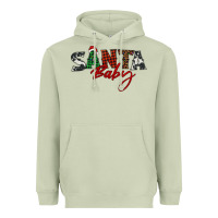 Matcha Santa baby Heavyweight Hoodie - BarkalooDesign