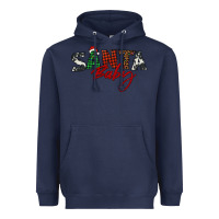 Navy Santa baby Heavyweight Hoodie - BarkalooDesign