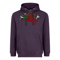 Plum Santa baby Heavyweight Hoodie - BarkalooDesign