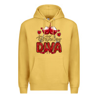 Antique Gold birthday diva Premium Hoodie - MaliasSmallBusiness