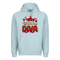 Blue Mist birthday diva Premium Hoodie - MaliasSmallBusiness