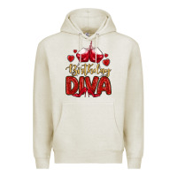 Oatmeal Heather birthday diva Premium Hoodie - MaliasSmallBusiness